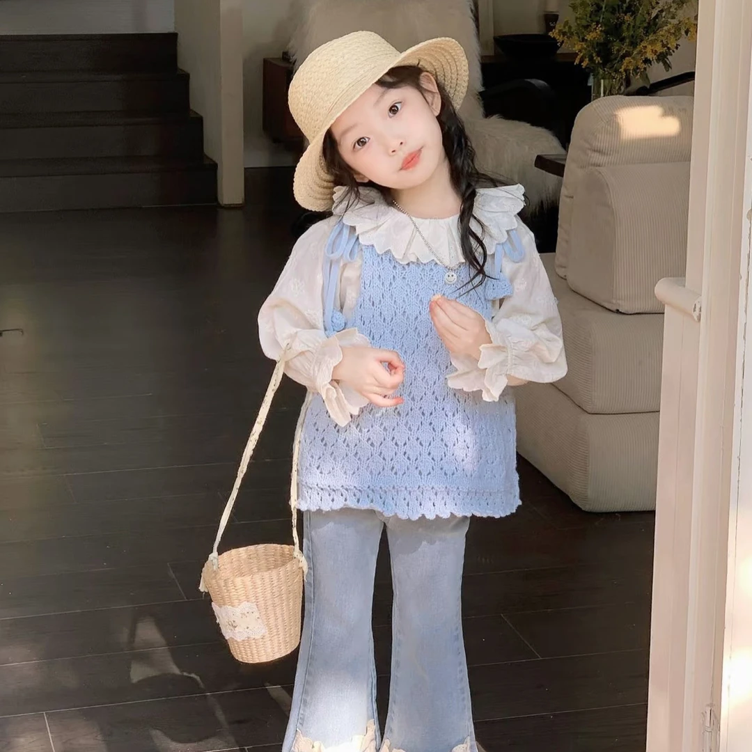 （特价801-840）90-150秋冬季新款女童森系公主风韩系上衣裤子裙子