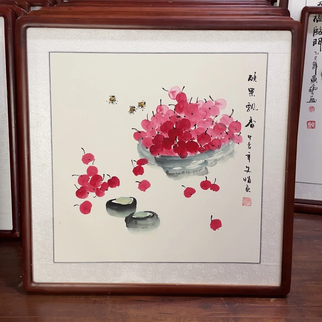 国画带框尺寸63*63厘米