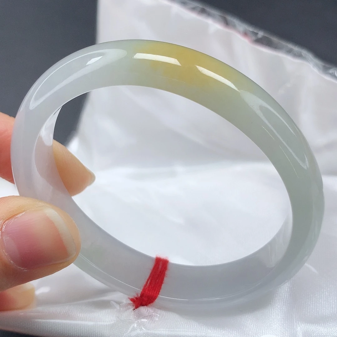 未镶嵌手镯翡翠，53号贵妃，正圈戴50.51