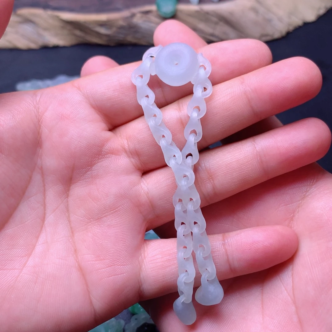 定制翡翠未镶嵌习**好手链