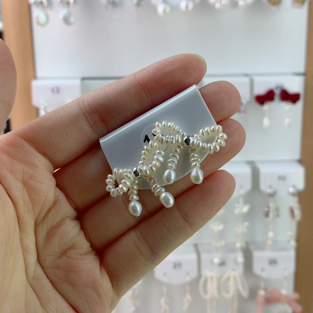 未镶嵌耳饰淡水珍珠