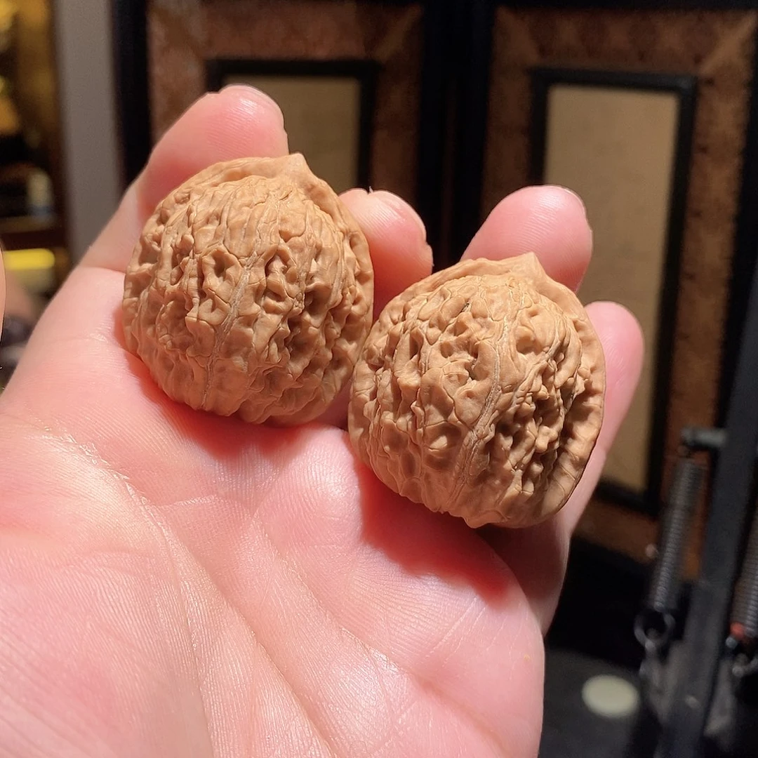 文玩核桃把件35四喜元宝全品