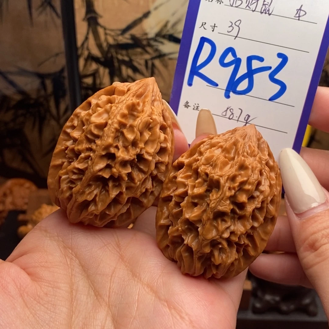 文玩核桃把件招财鼠39