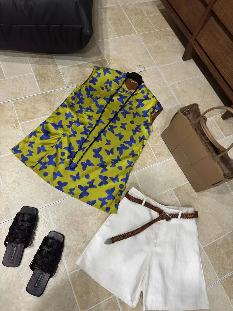 【山奇】原创设计师款夏季连衣裙小众调性休闲百搭时尚老钱风