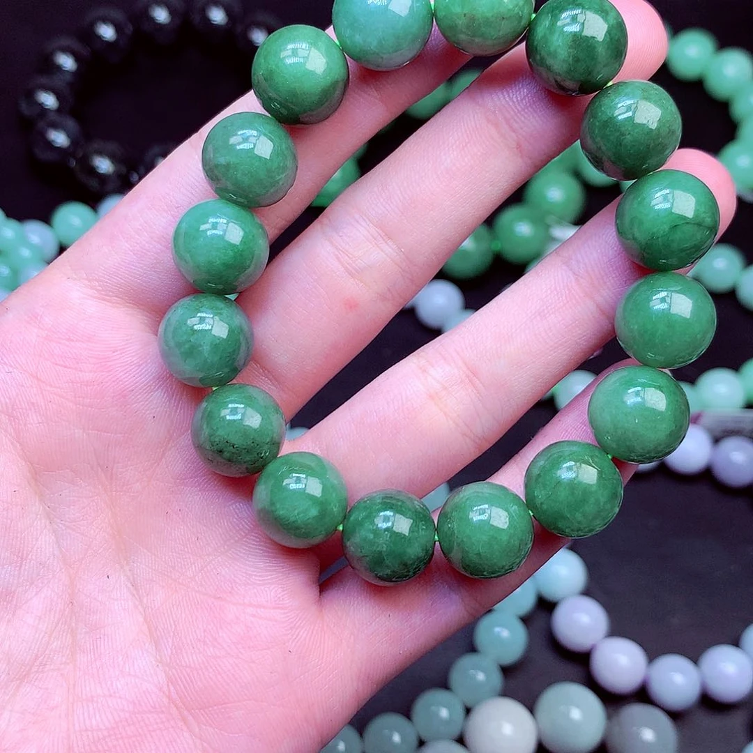 翡翠未镶嵌毛衣链