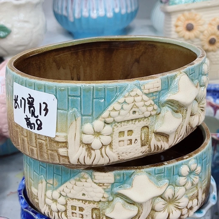 有孔.多肉陶瓷花盆！