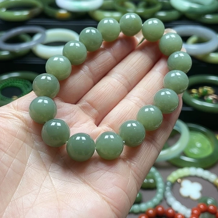 和田玉未镶嵌手链