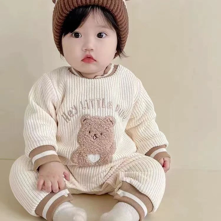 2400013韩版肩扣带里哈衣