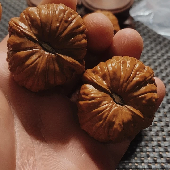 墨***墨文玩核桃把件文玩核桃南瓜