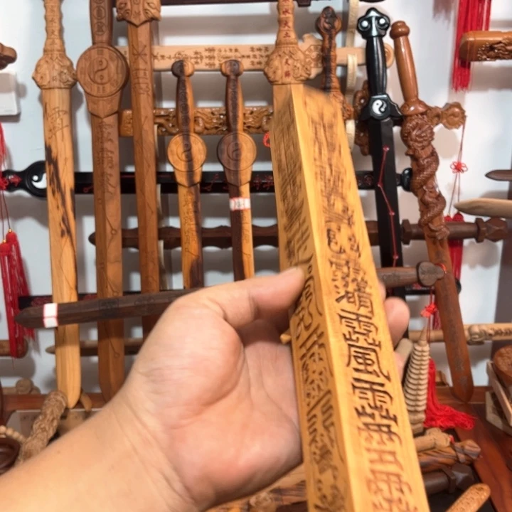 肥***店桃木39厘米天蓬尺桃木