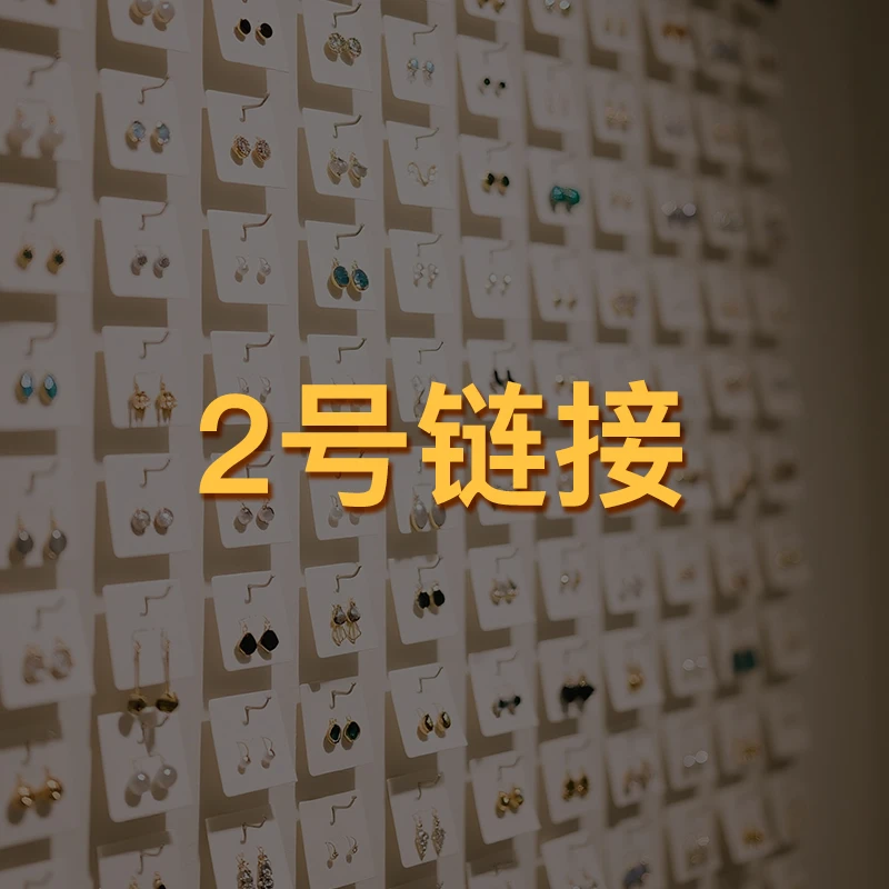 铜合金锆石耳饰 （2号链接）足银耳饰项链 高端时尚925纯银轻奢