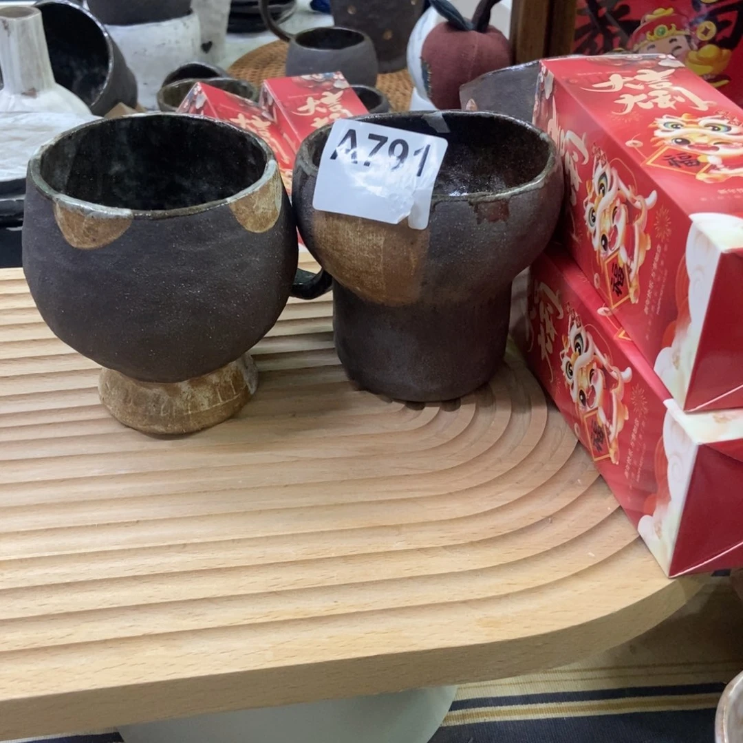 陶瓷手捏咖啡2个