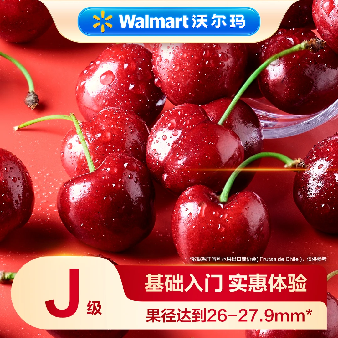 智利进口 车厘子J级 5kg±75g/箱 樱桃 水果礼盒
