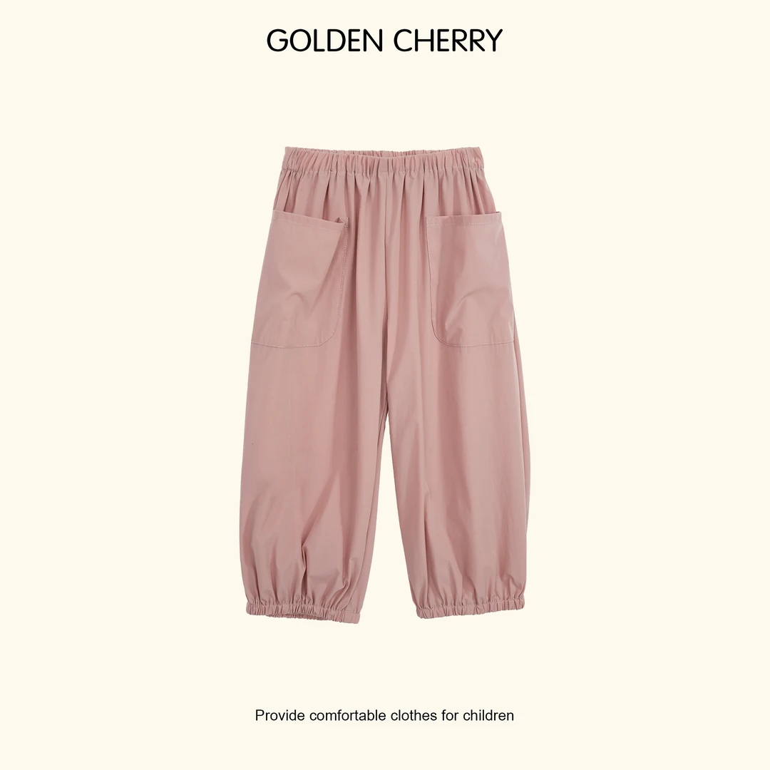 【金樱桃Goldencherry】小童多色瞬吸大兜工装裤285181儿童服装