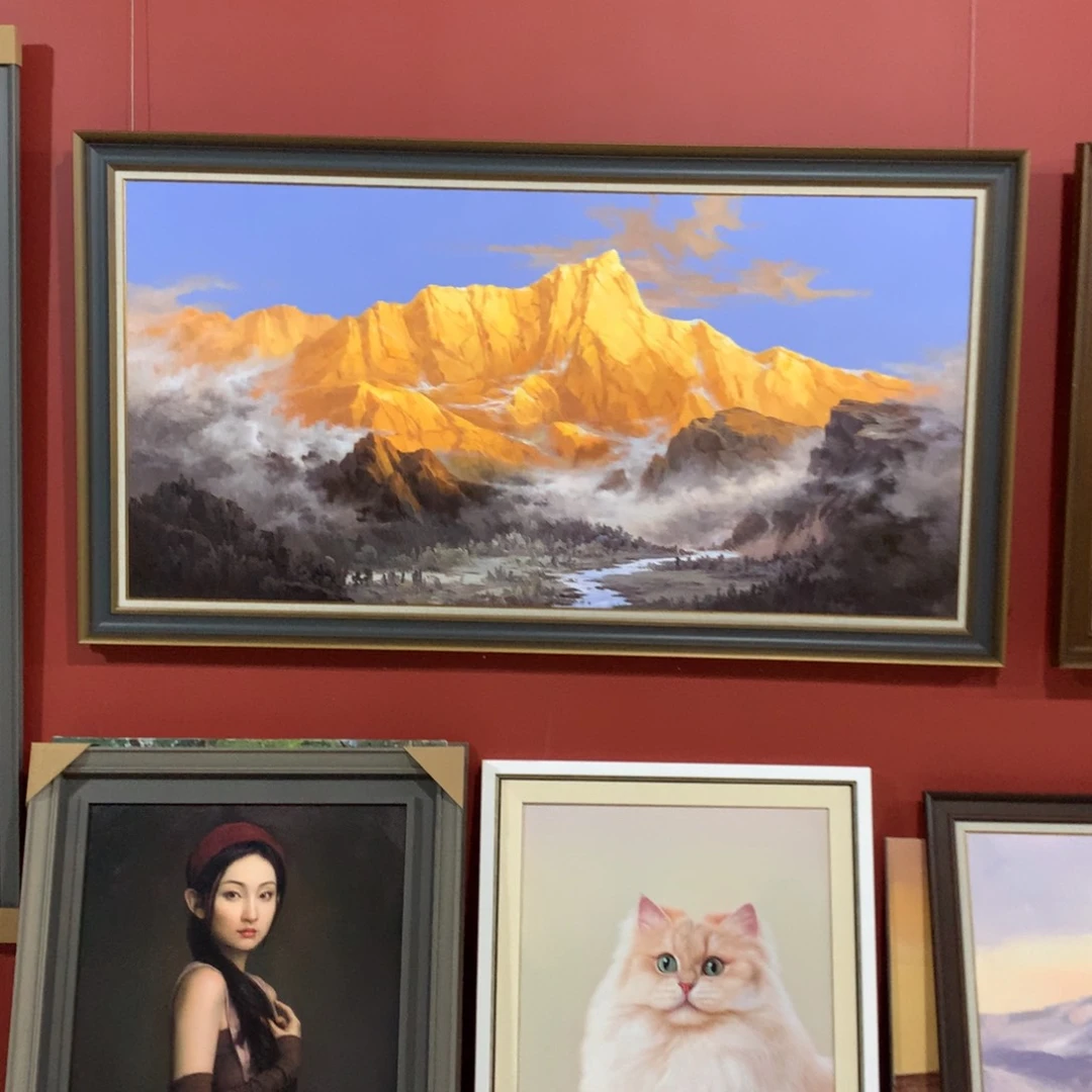 油画安**光油画作品入选全国