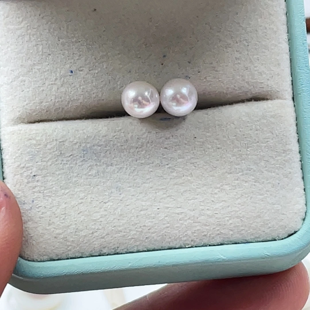 耳饰淡水珍珠银S925镶嵌