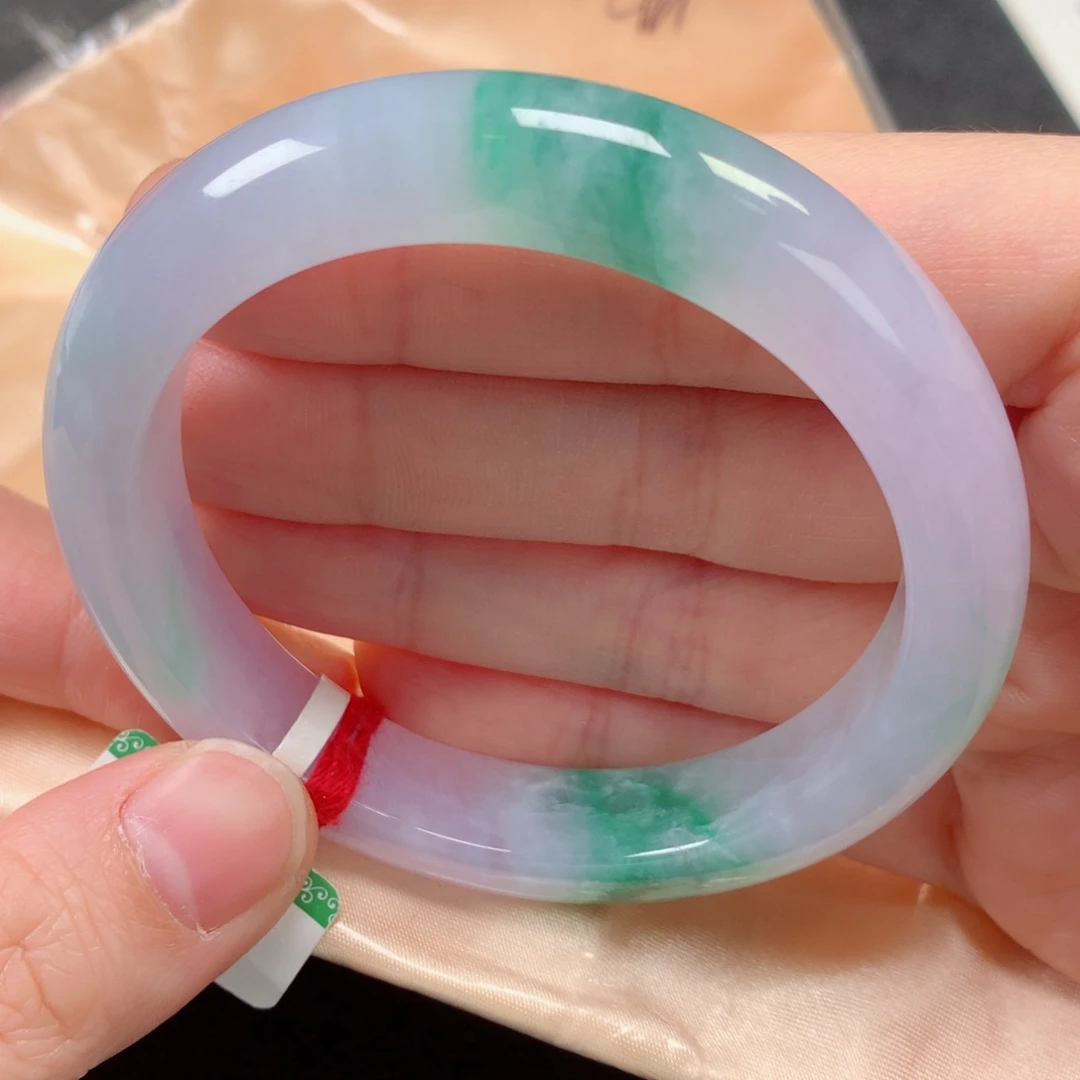 未镶嵌手镯翡翠缅甸天然翡翠手镯56