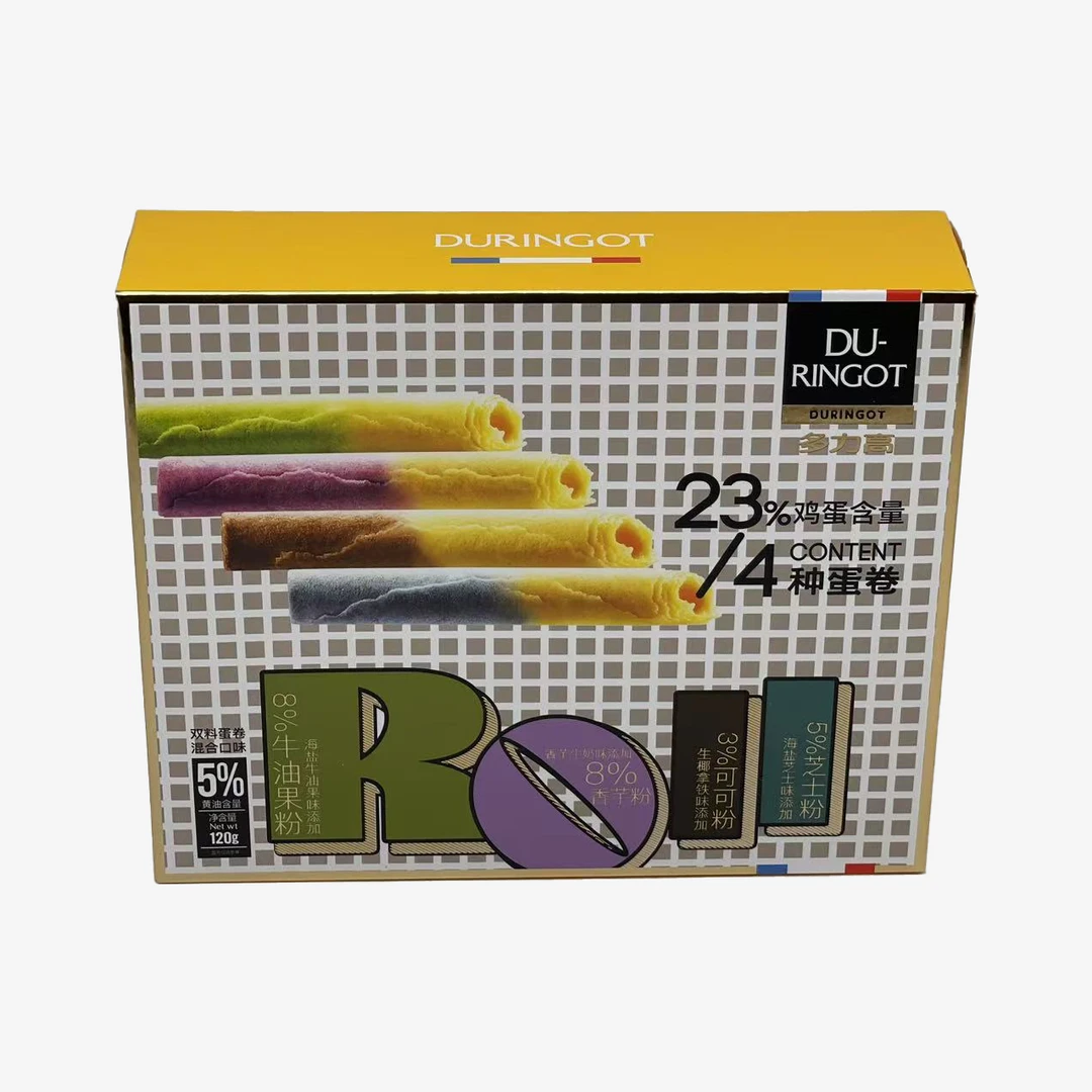 双料蛋卷(混合口味)120g/盒