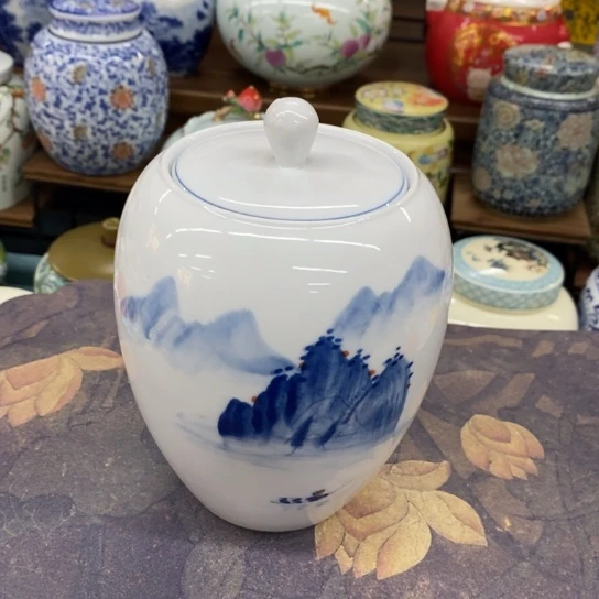 瓷片陶瓷茶叶罐密封罐