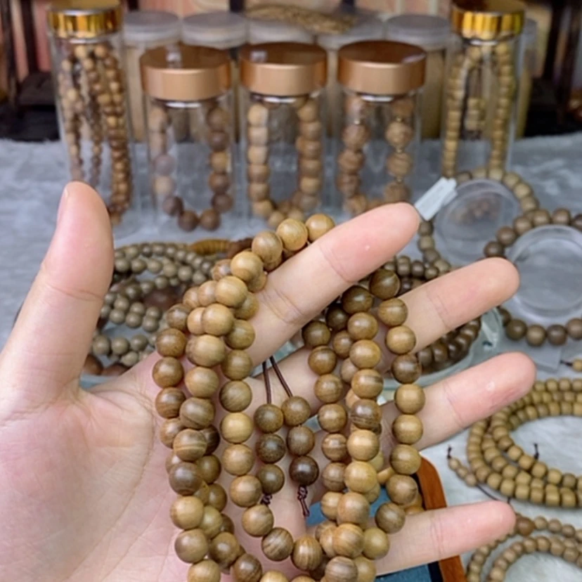 【闪购商品】檀香木手串/手链上**水老山檀奶香味0.8圆珠