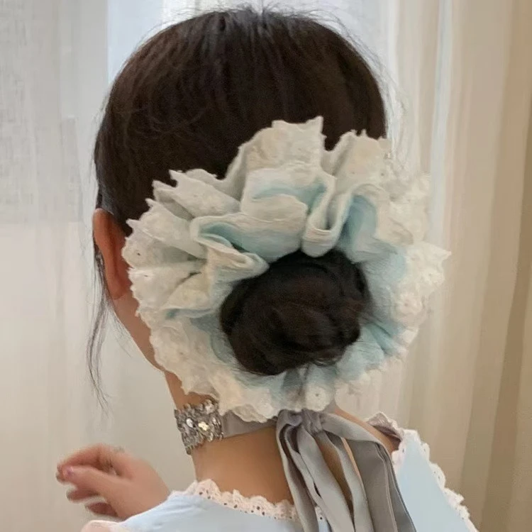 2025爆款洋气大肠发圈头绳皮筋橡皮耐用头饰发饰发带蝴蝶结女可爱