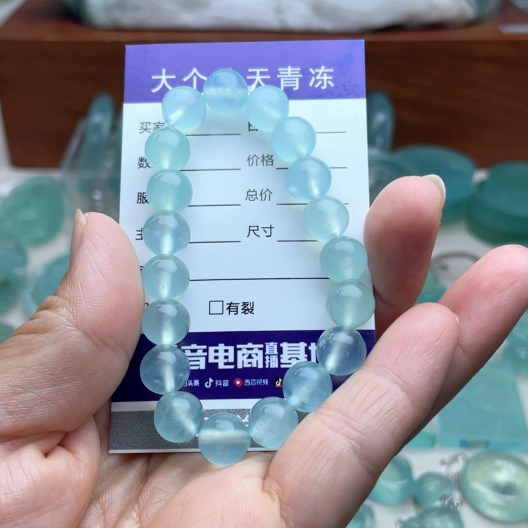 未镶嵌蛇纹石玉手链