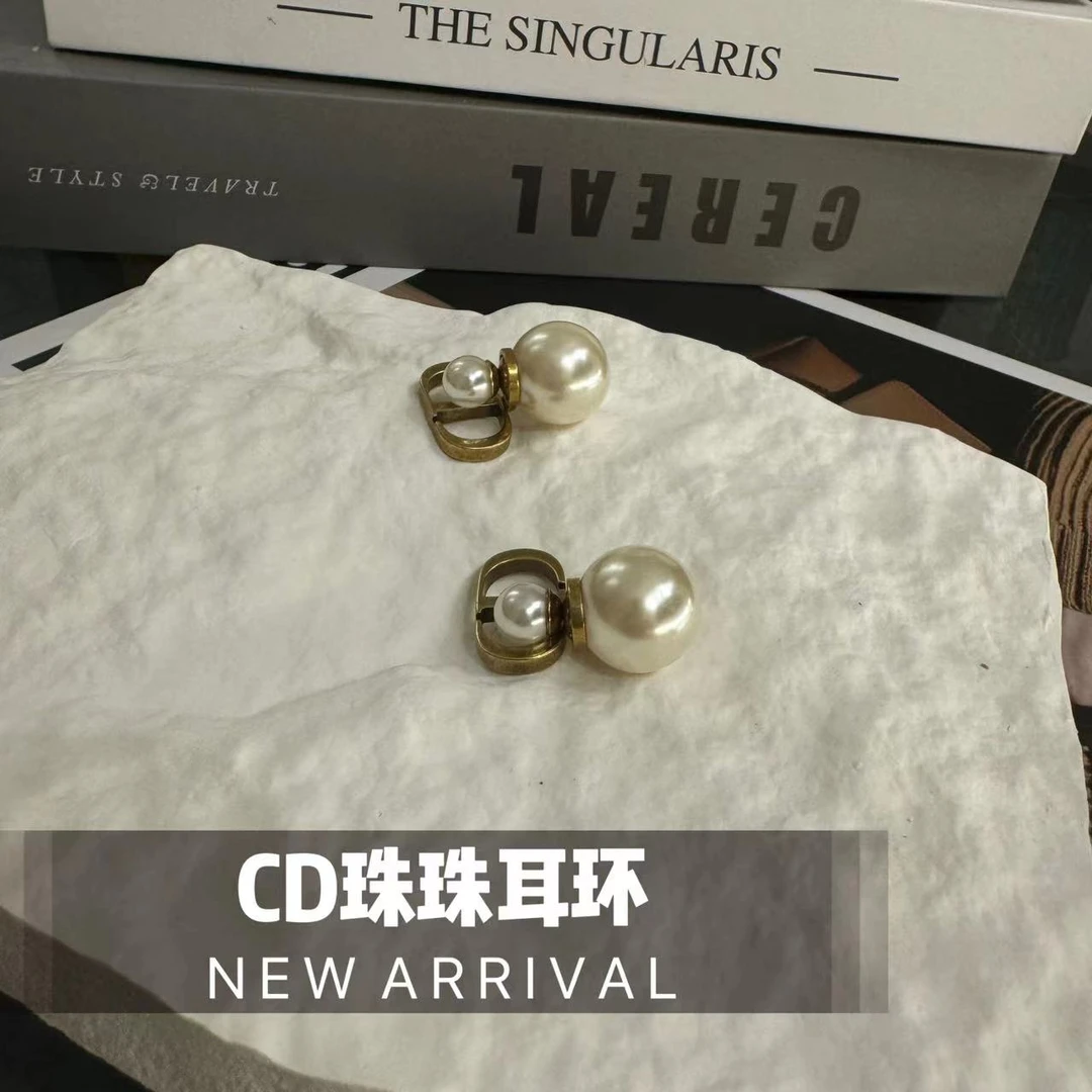 铜合金仿珍珠耳饰 ASA. J I E 休闲简约百搭耳环PPES02