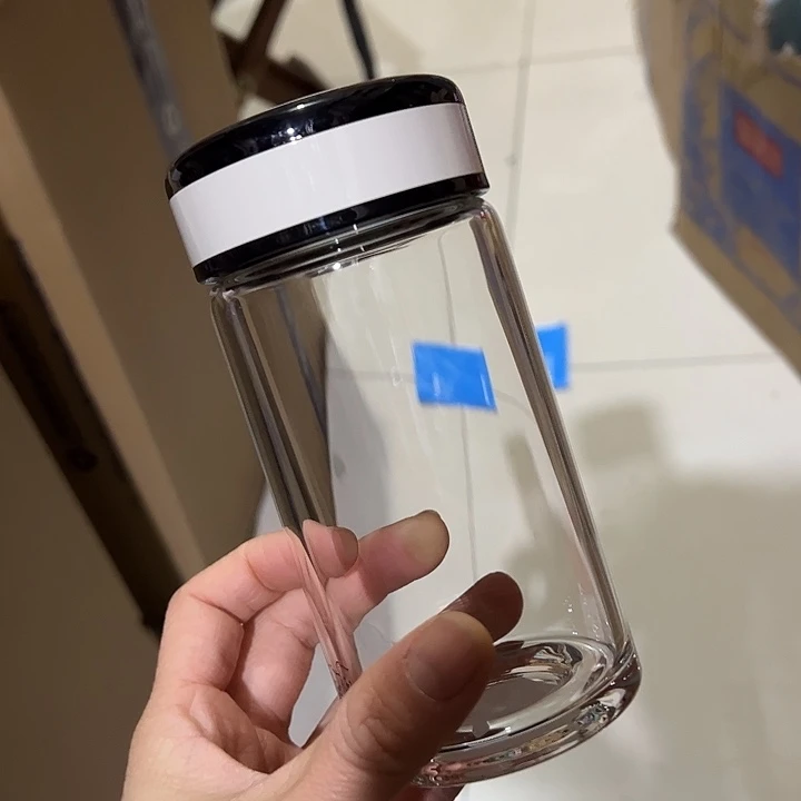 玻璃杯3103107782白色单层烫手玻璃杯310