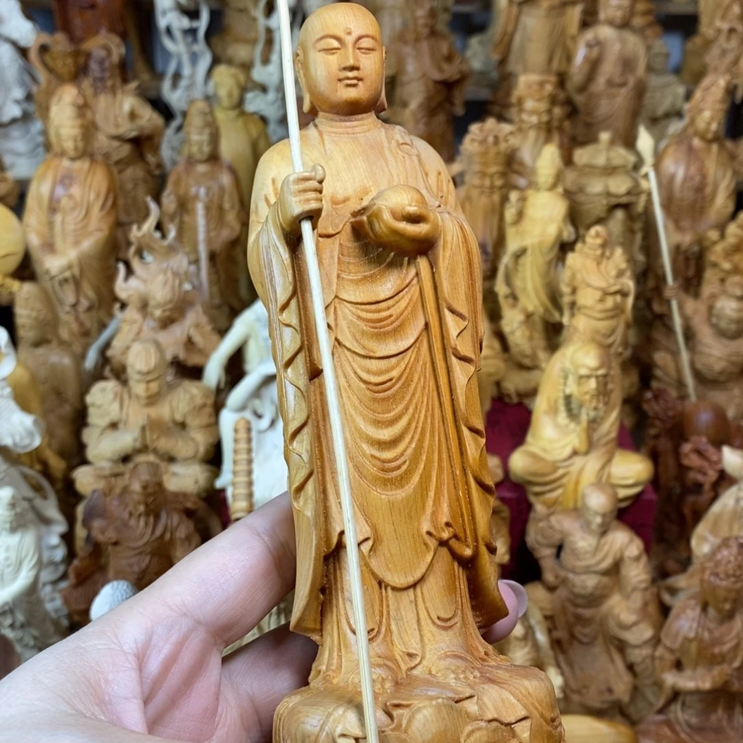 起***飞木崖柏18厘米地藏王