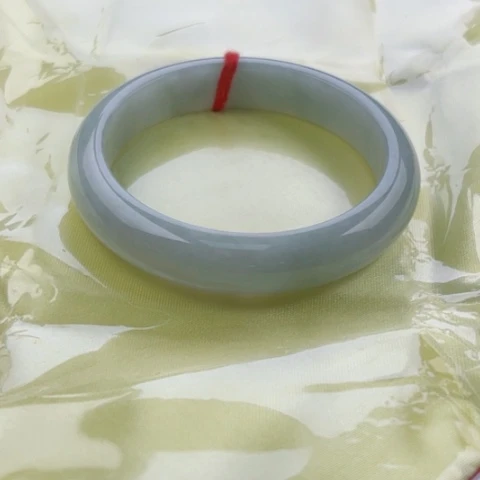 翡翠手镯未镶嵌58.8无大纹裂48小时鉴赏微棉