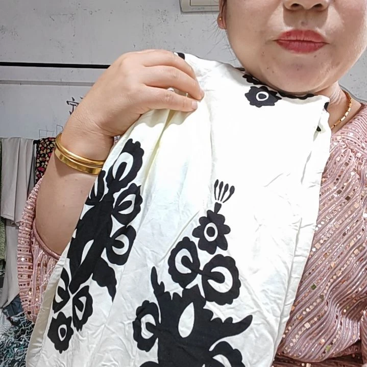 毛绒人造棉棉绸2米多