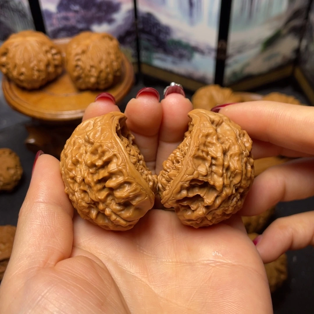 把件文玩核桃45聚宝盆