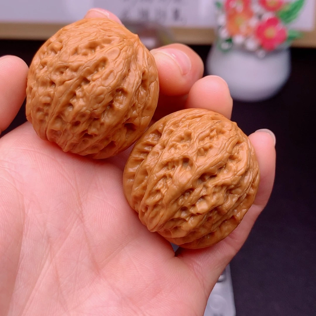 【闪购商品】文玩核桃把件铁锤37微修