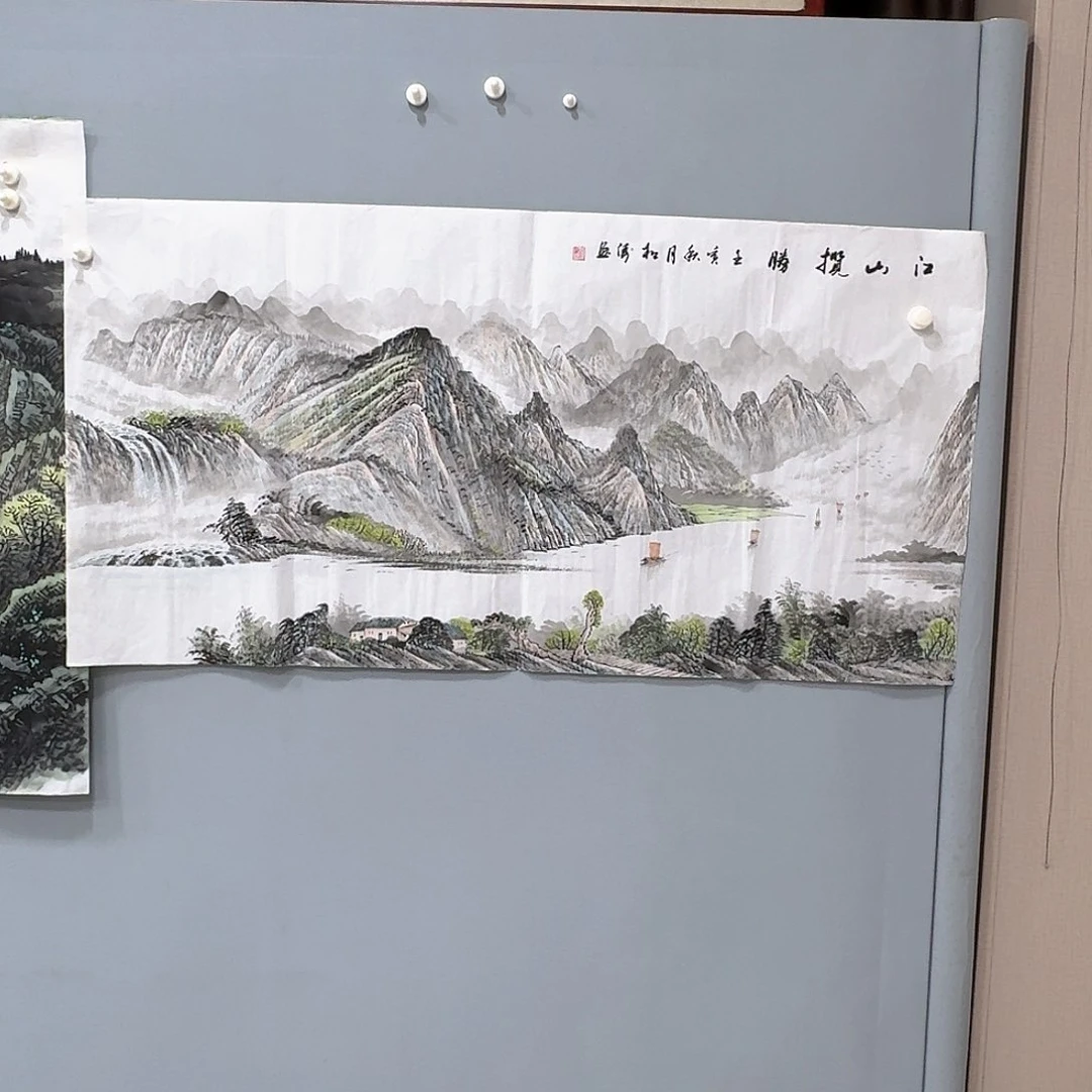 国画国画作品多次入选国内外