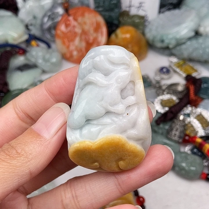 颈饰未镶嵌翡翠翡翠