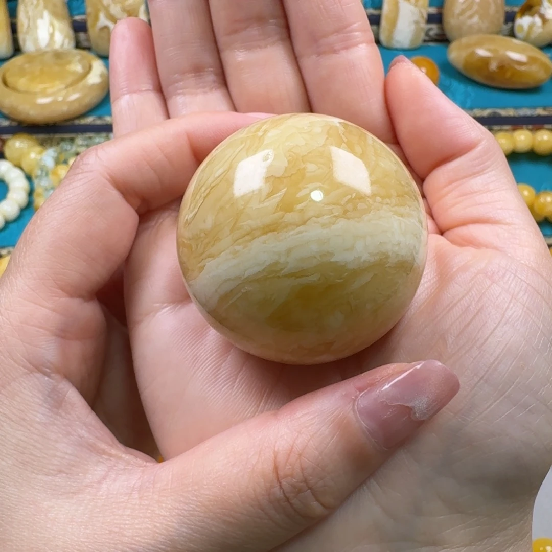 琥珀未镶嵌手链同料