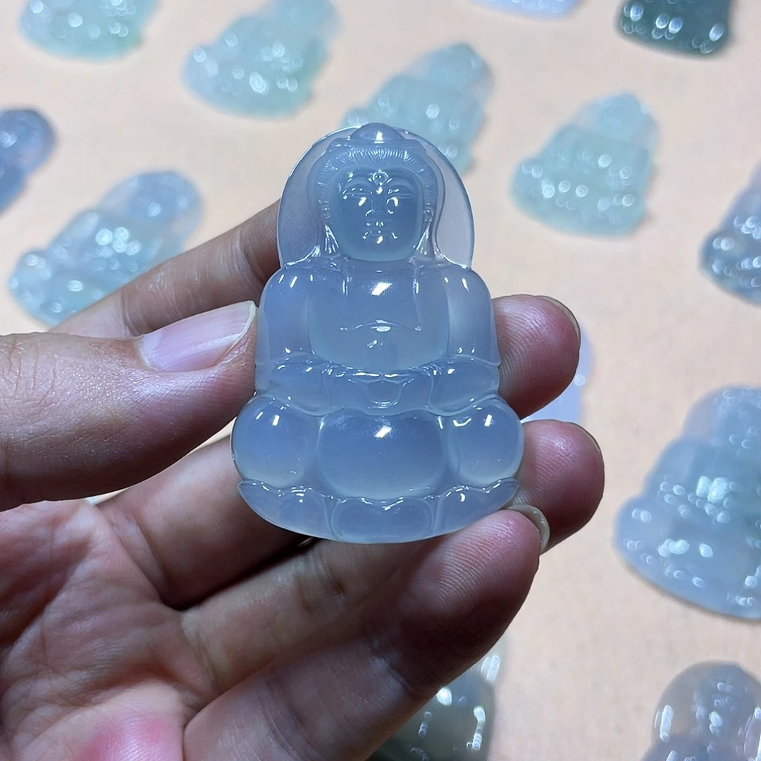翡翠未镶嵌颈饰51.3×35×6