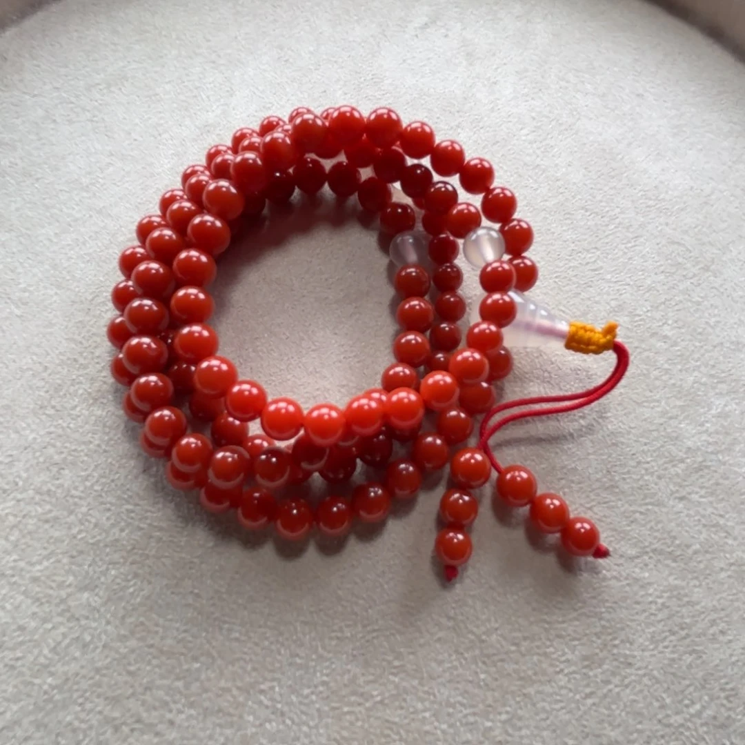 南红玛瑙6➕多圈未镶嵌扶**里