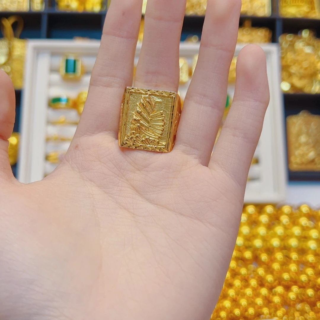 财****合金合金一帆风顺活口戒指