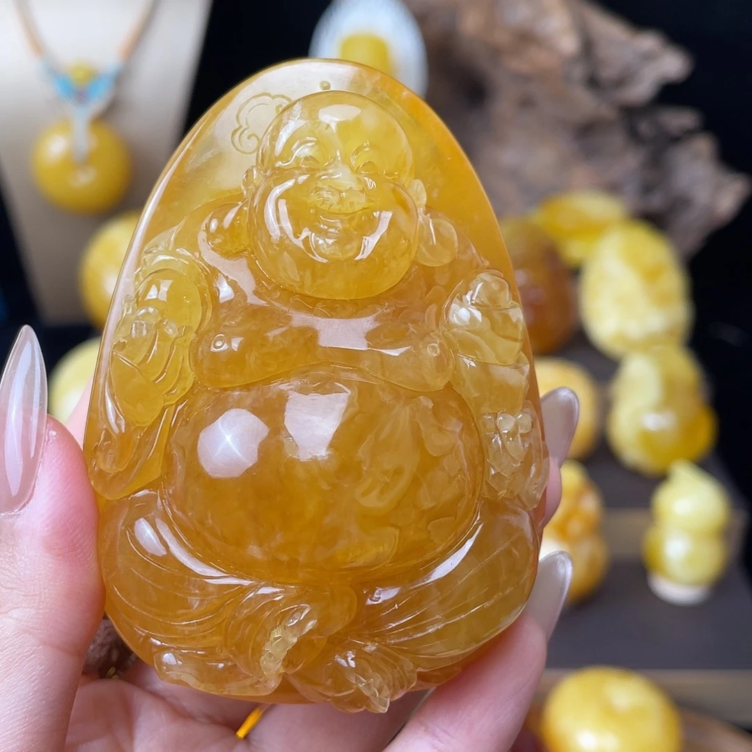 琥珀未镶嵌珠宝奇石