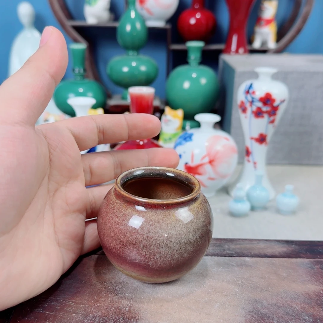 陶瓷手工小花器摆件