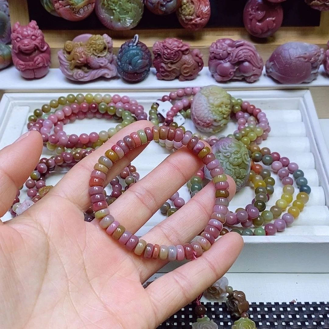 玛瑙/玉髓盐源玛瑙手串未镶嵌