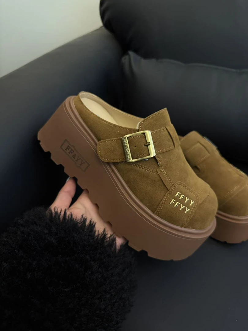 春季新款厚底包头博肯拖鞋920