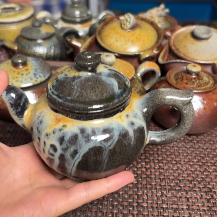 茶杯紫砂鸿运壶大280