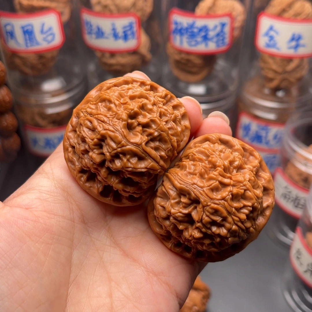 把件文玩核桃46水龙纹