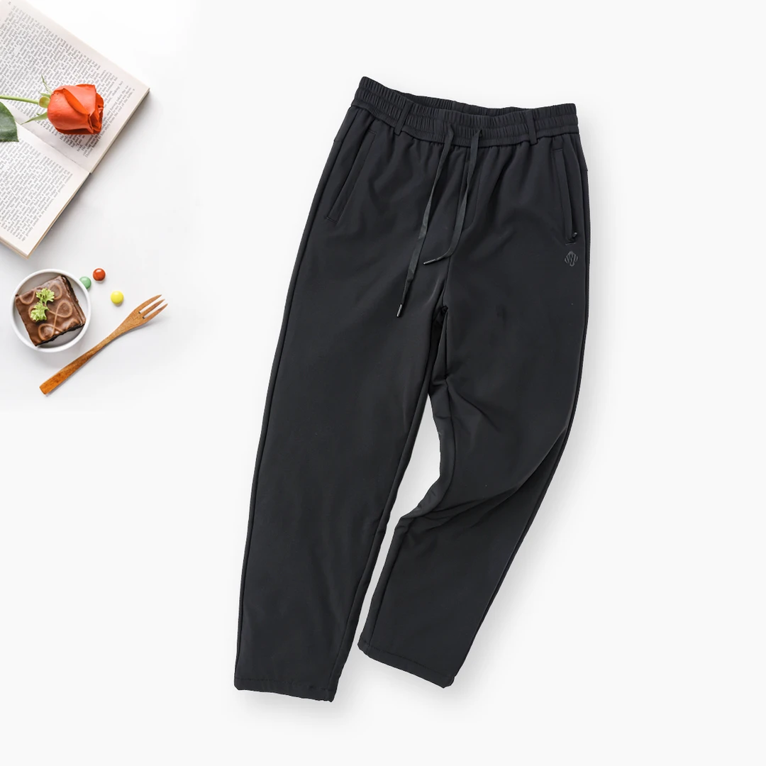 品牌新款男士宽松休闲裤腿鹅绒裤44886