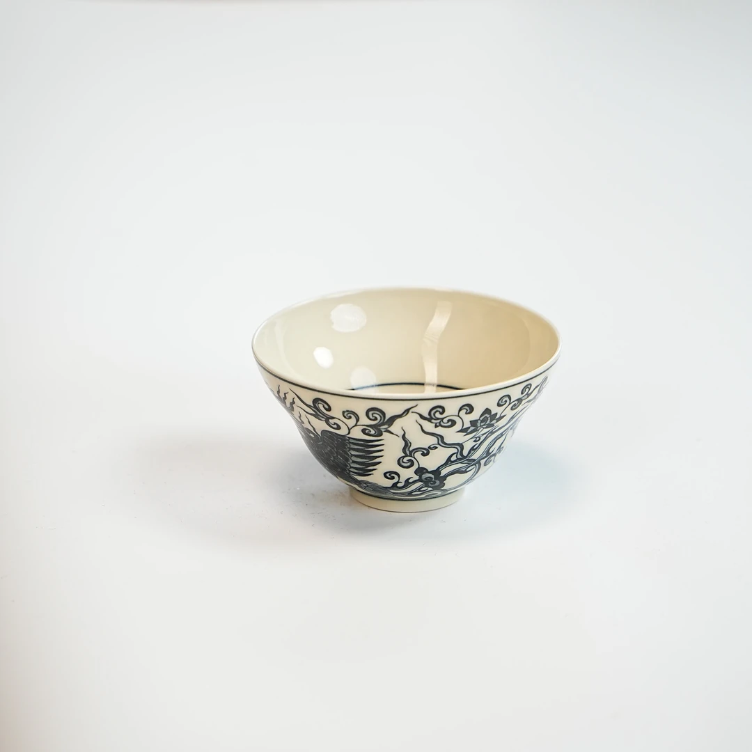 红丰窑 神秘2号釉双凤单杯 mlhfy0776