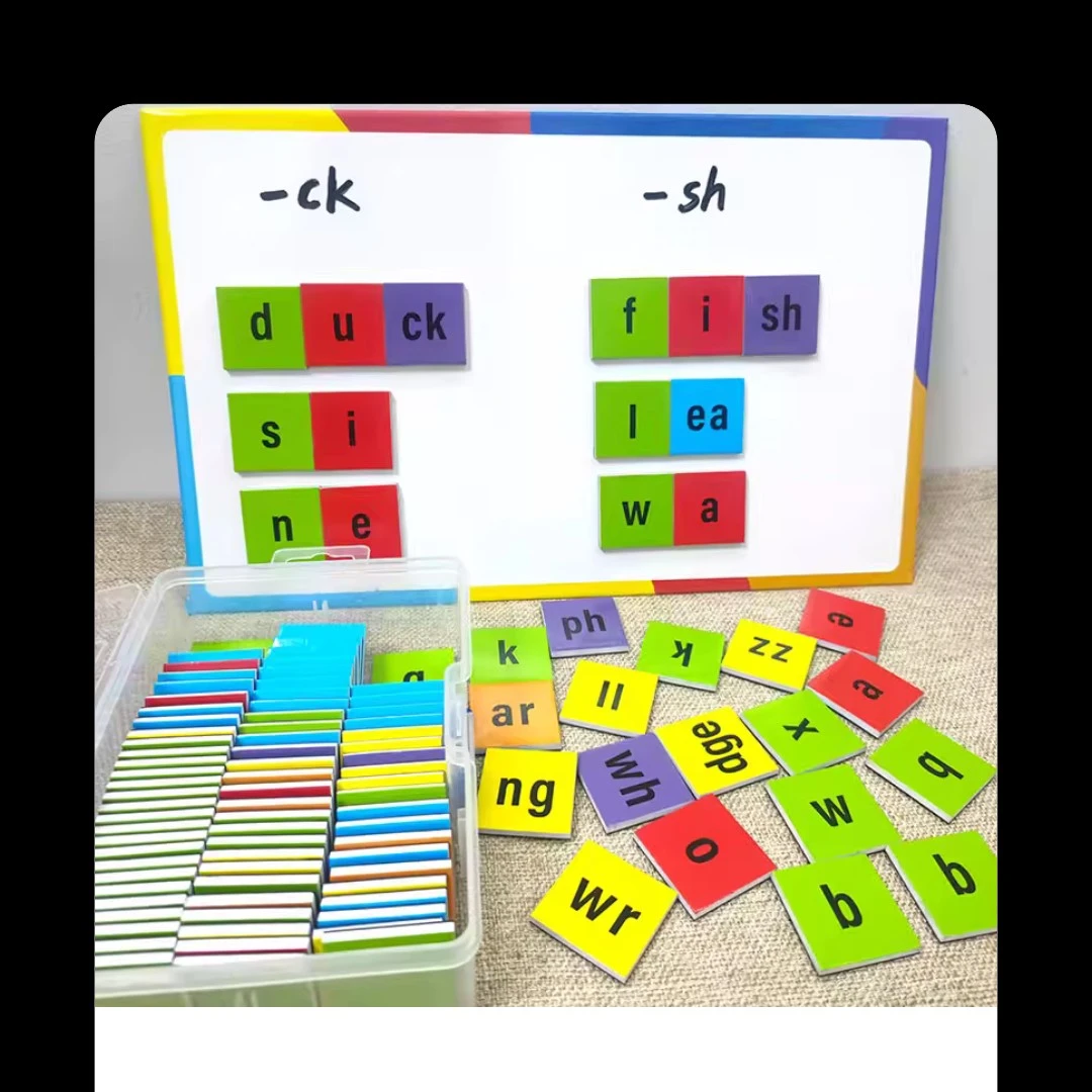 英文字母磁力贴自然拼读英语单词零基础小学生入门教师专用教玩具