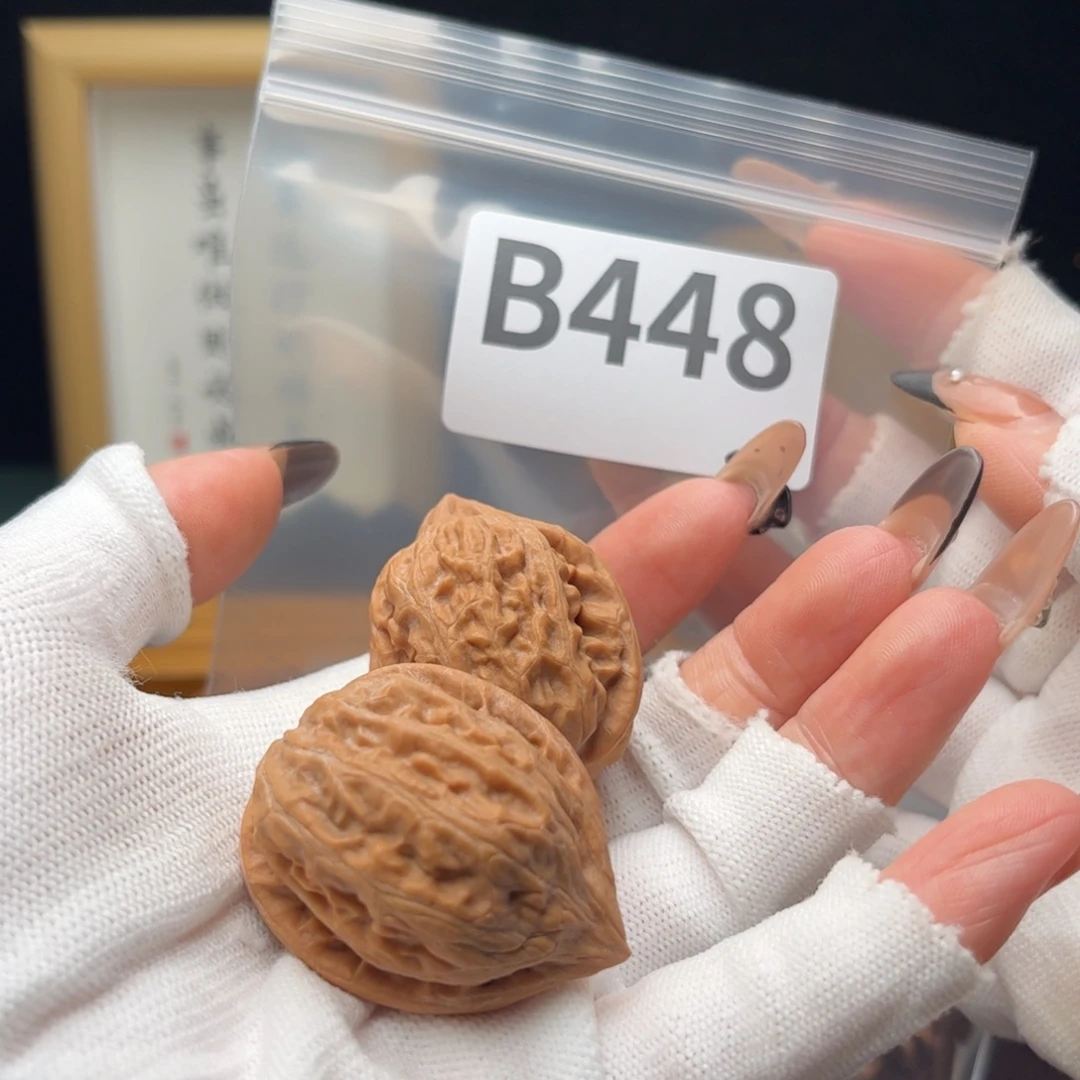 把件文玩核桃32瓷瓶鸭嘴b448