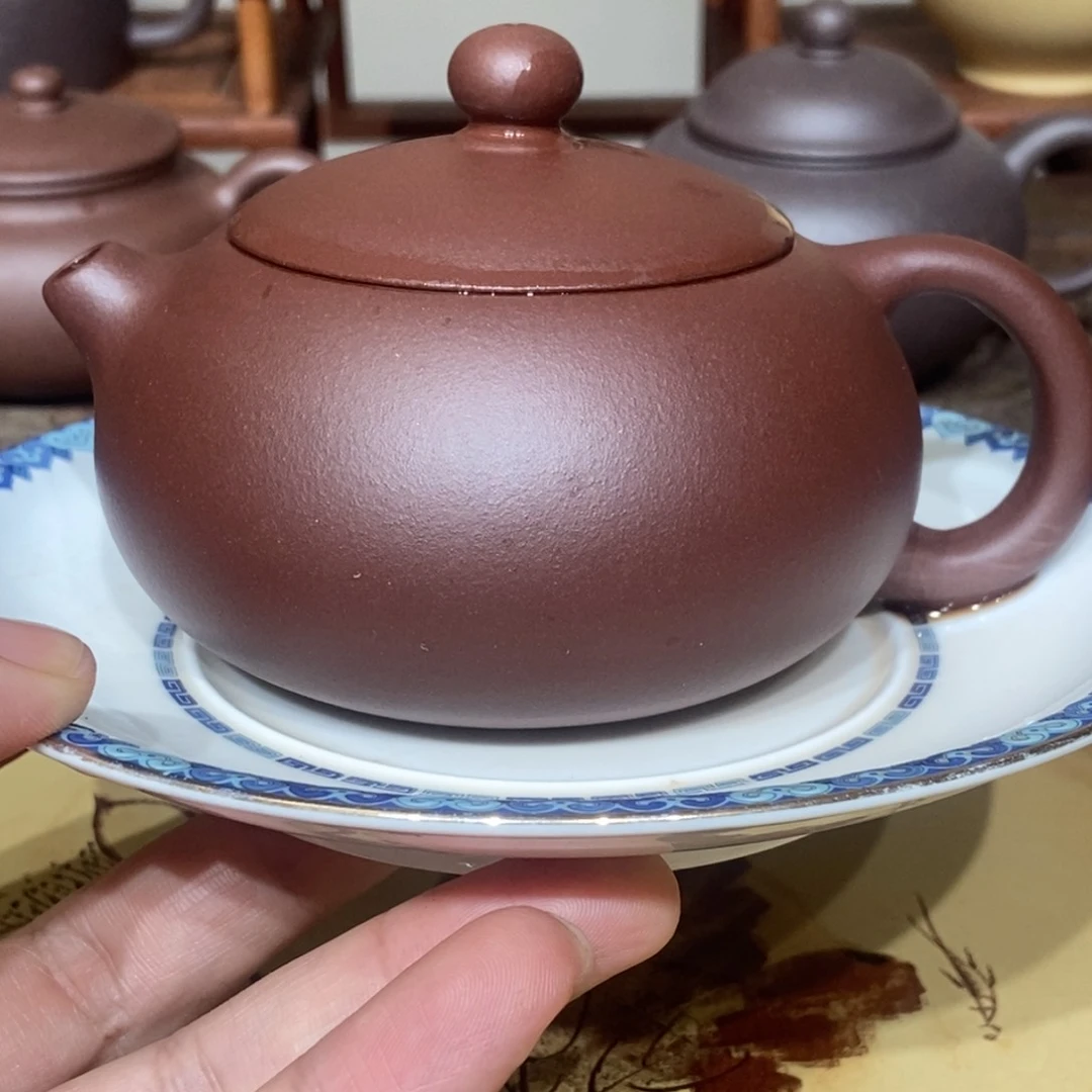 茶壶紫砂五号井底槽清老母亲制作容量240